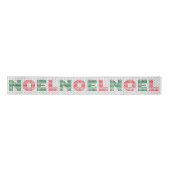 Noel Typography Kersttrui Satijnen Lint (Voorkant)
