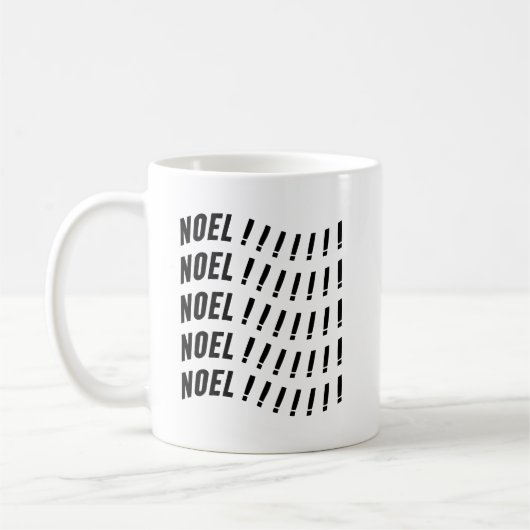 Noel Typography Koffiemok (Links)