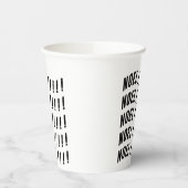 Noel Typography Papieren Bekers (Links)
