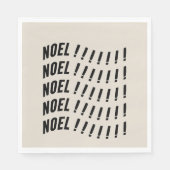Noel Typography Servet (Voorkant)