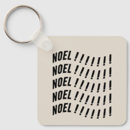 Noel Typography Sleutelhanger