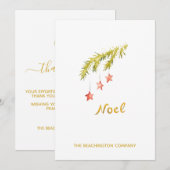 *~* NOEL Vestiging Bedrijfsleven Kerstkaart (Voorkant / Achterkant)