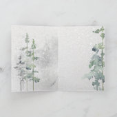 Noel Waterverf Deer op de Cliff Kaart (Binnen)