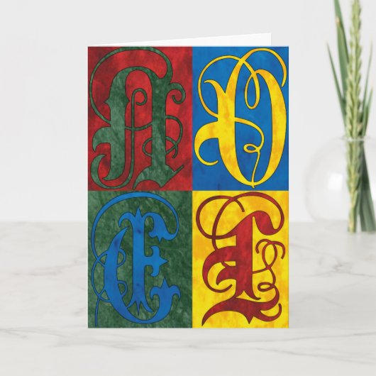 Noel Wenskaart Feestdagen Kaart (Voorkant)