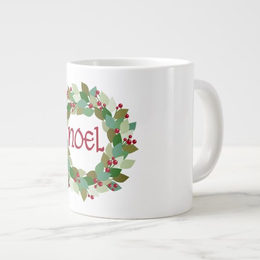 Noel Wreath | Kerstmis Grote Koffiekop (Voorkant rechts)