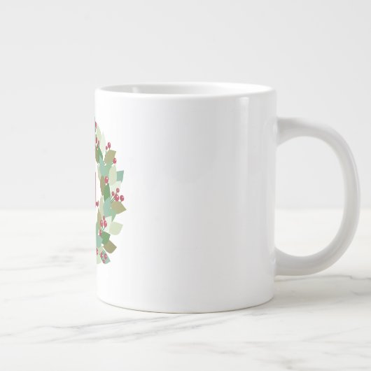 Noel Wreath | Kerstmis Grote Koffiekop (Rechts)