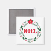Noel Wreath Magneet (Voorkant / Achterkant)