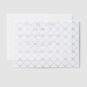 Noelle Elegant Wedding Save the Date Vellum Uitnodigingen (Offset (Uitnodiging))