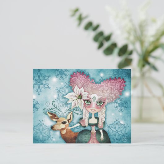 Noelle's Winter Magische Briefkaarten (Staand voorkant)