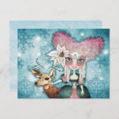 Noelle's Winter Magische Briefkaarten (Voorkant / Achterkant)