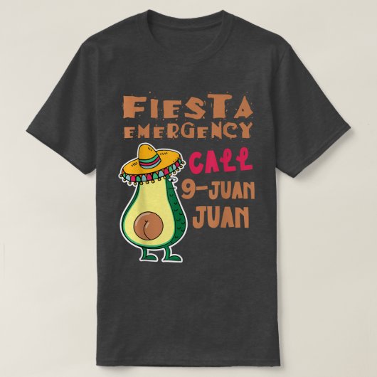 Noem 9 Juan Juan Cute Avocado Seed Butt T-shirt (Design voorkant)