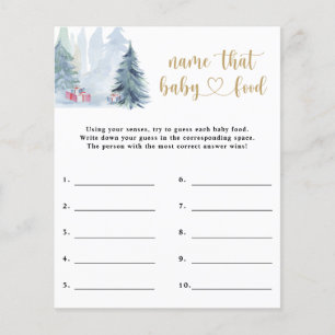 Noem dat baby food - baby shower spel