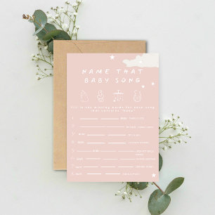 Noem dat baby nummer Rustic minimal baby shower sp Kaart