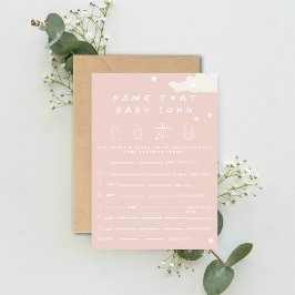 Noem dat baby nummer Rustic minimal baby shower sp Kaart