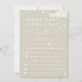 Noem dat baby nummer Rustic minimal baby shower sp Kaart (Voorkant)