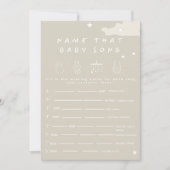 Noem dat baby nummer Rustic minimal baby shower sp Kaart (Voorkant)