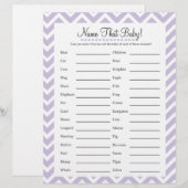 Noem dat baby spel in lavender (Voorkant / Achterkant)