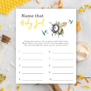 Noem dat babyvoedsel - Bij baby shower spel