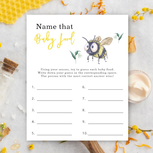 Noem dat babyvoedsel - Bij baby shower spel (Creator heeft geüpload)