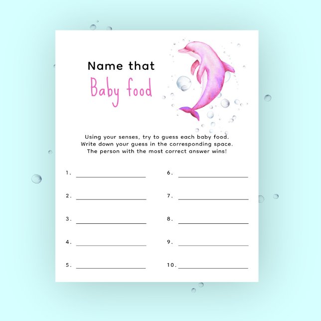 Noem dat babyvoedsel - nautisch babyshower spel (Creator heeft geüpload)