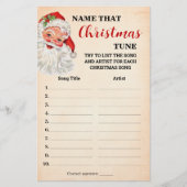 Noem dat kerstnummer Santa Game Kaart (Voorkant)