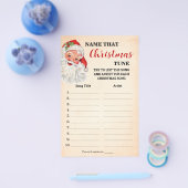 Noem dat kerstnummer Santa Game Kaart (Enkel)