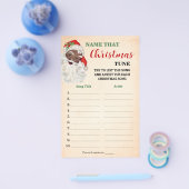 Noem dat kerstnummer Santa Game Kaart (Enkel)