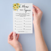 Noem dat Kruiden Groene Zonnebloem Spelkaart Flyer (Hand)