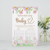Noem dat liedje baby shower game (Staand voorkant)