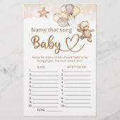 Noem dat liedje baby shower game (Voorkant)