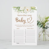 Noem dat liedje baby shower game (Staand voorkant)