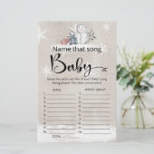 Noem dat liedje baby shower game (Staand voorkant)