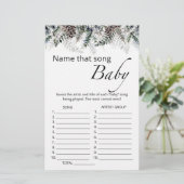 Noem dat liedje baby shower game (Staand voorkant)