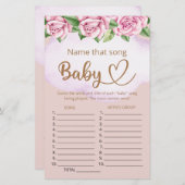 Noem dat liedje baby shower game (Voorkant / Achterkant)