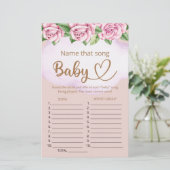Noem dat liedje baby shower game (Staand voorkant)