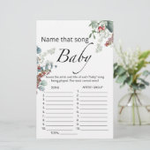 Noem dat liedje baby shower game (Staand voorkant)