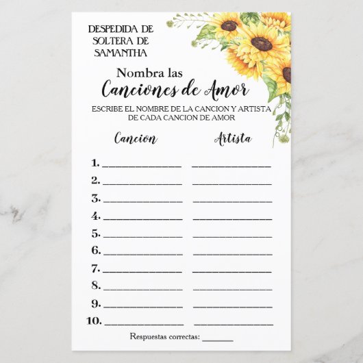 Noem dat liedje vrijgezellenfeest engels spaans sp (Achterkant)