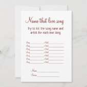 Noem dat liefdeslied vrijgezellenfeest spel feestdagenkaart (Voorkant)