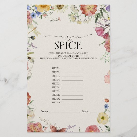 Noem dat Spice Pressed Floral Vrijgezellenfeest sp (Voorkant)