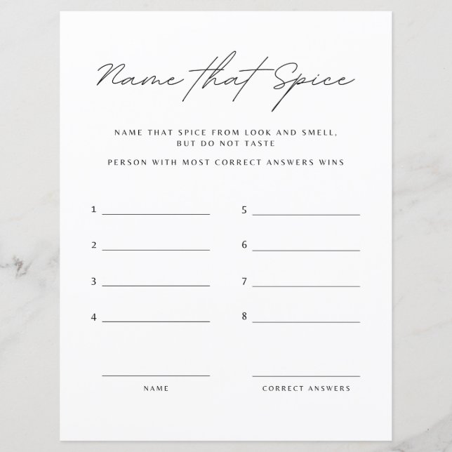 Noem dat Spice Vrijgezellenfeest spel (Voorkant)