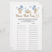 Noem dat Teddy Bear Boy Baby shower (Voorkant / Achterkant)