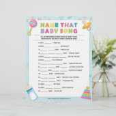 Noem die babysong [Baby Basics Blue] Briefhoofd (Staand voorkant)