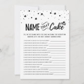 Noem die taart met Antwoorden spel Kaart (Voorkant)