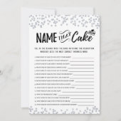 Noem die taart met Antwoorden spel Kaart (Voorkant)