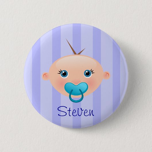 "Noem dit!" Baby Face Blue - Button (Voorkant)