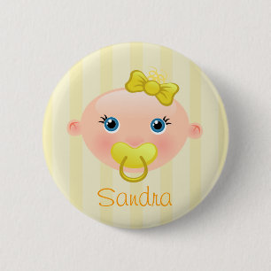 "Noem dit!" Baby Face Yellow - Button