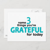 Noem drie dingen... productlijn briefkaart (Voorkant / Achterkant)