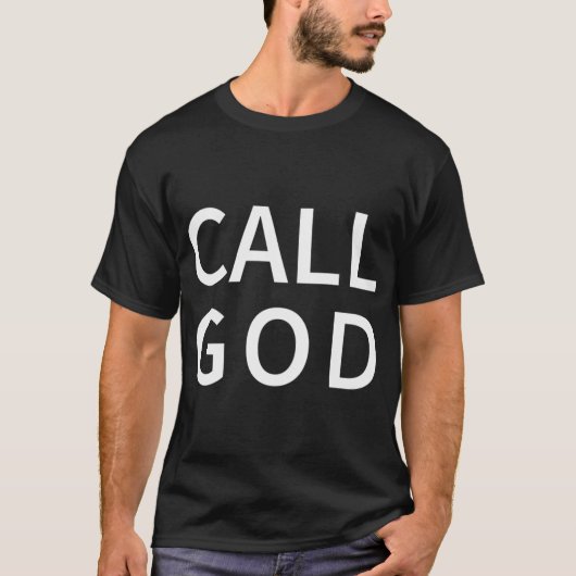 Noem God Football T-shirt (Voorkant)