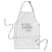 NOEM HAAR GEZEGENDE Moeder Vrouw Spreuken 31 Schri Standaard Schort (Voorkant)