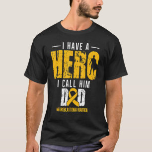 Noem hem pap Neuroblastoma Awareness Supporter Rib T-shirt